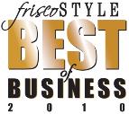 Best of Business Award Winner in Frisco TX