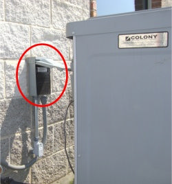 outdoor disconnect or breaker