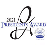 Colony Air Conditioning & Heating is a 10-time president'[s award winner for having exemplary customer service and technical excellence.