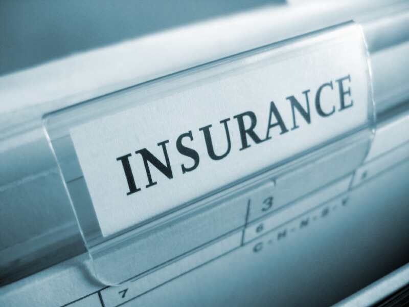 Folder Titled Insurance